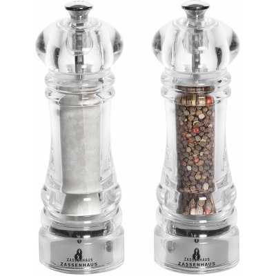 Zassenhaus Berlin set mlýnků pepř a sůl akryl 18 cm – Zboží Dáma