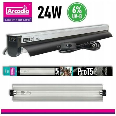 Arcadia PRO T5 UVB Kit 6% UVB 24 W, 550 mm/16 mm – Sleviste.cz