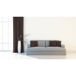 Zatemňovací závěsy tmavě hnědé - Blackout - řasící stuha 5cm široká 158 – Hledejceny.cz