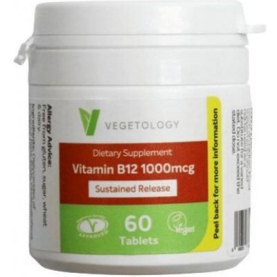 Vegetology Vitamín B12 1000 µg kyanokobalamin 60 tablet