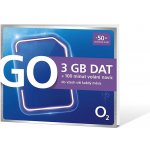 O2 Předplacená karta GO 3GB DAT – Zboží Živě