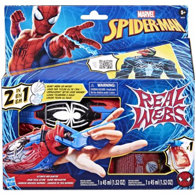 Hasbro Spiderman Real Webs Blástr pavoučí sítě F8734 – Zboží Mobilmania