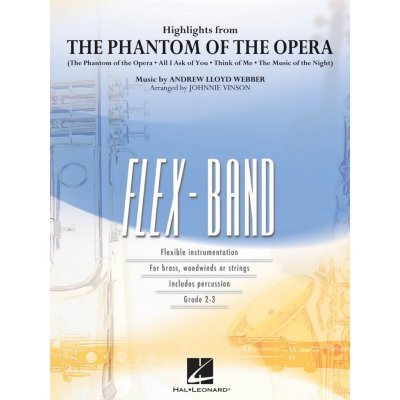 FLEX-BAND Highlights from THE PHANTOM OF THE OPERA / partitura + party – Hledejceny.cz