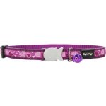 Red Dingo obojek pro kočky Breezy Love Purple 12 mm – Zboží Dáma