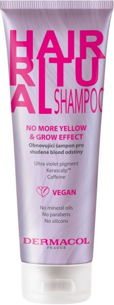 Dermacol Hair Ritual No More Yellow & Grow Shampoo 250 ml