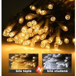 Venkovní řetěz na baterie s časovačem 100 LED 12 m 87849 – Hledejceny.cz