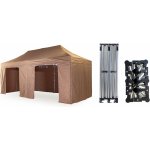 TENTino SMALL HEXAGON 3x6 m 10B - SVĚTLE HNĚDÁ – Hledejceny.cz