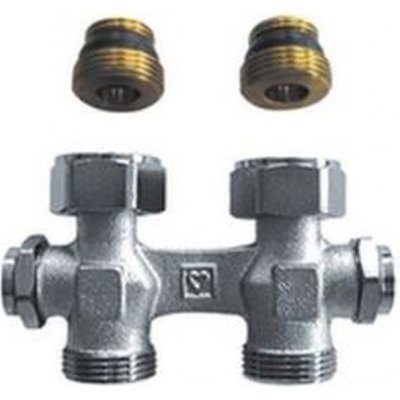 HERZ 3000 uzavíratelné šroubení "H" pro VK radiátory, přímé, Rp 1/2 x G 3/4 1346602 – Hledejceny.cz