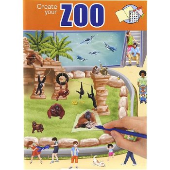 Omalovánky kreativní sada Create Your ASST Zoo