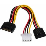 Akyga Adapter SATA / SATA / MOLEX 15cm AK-CA-32 – Zboží Živě
