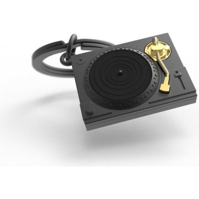 Přívěsek na klíče Metalmorphose Gramofon se zlatem – Zboží Mobilmania