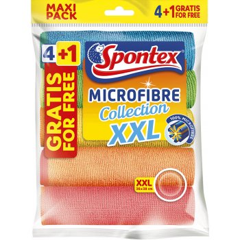 Spontex Mikroutěrka XXL 4 + 1 ks