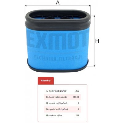 Filtr vzduchu wpo-923 iveco e.cargo, tector euro 4 0135606_A – Hledejceny.cz