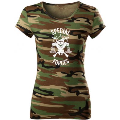 DRAGOWA dámské tričko special forces maskáčová – Hledejceny.cz