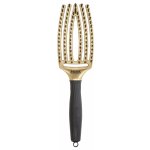 Olivia Garden Fingerbrush Trinity plochý kartáč Gold – Zboží Dáma