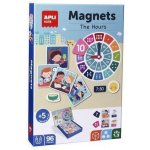APLI magnetická hra Kids 96 ks hodiny – Hledejceny.cz