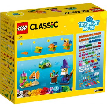 LEGO® Classic 11013 Průhledné kreativní kostky