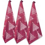 HOME ELEMENTS Stromky 50 x 70 cm červené 3 ks – Zboží Dáma