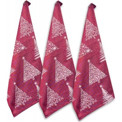 HOME ELEMENTS Stromky 50 x 70 cm červené 3 ks – Zboží Dáma