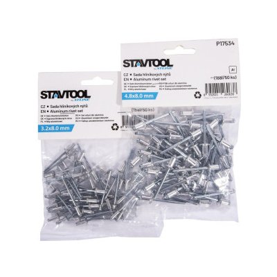 XTline Sada hliníkových nýtů 32 x 127 mm – Hledejceny.cz