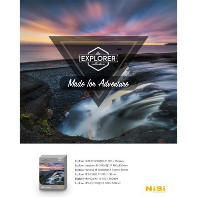 NiSi Explorer Nano IR GND8 Reverse 100x150 mm – Zboží Živě