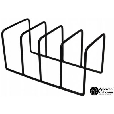 Kovový drátěný stojan na CD a malé LP desky – Zboží Dáma