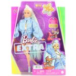 Barbie Extra Vzorovaná modrá sukně s bundou – Hledejceny.cz