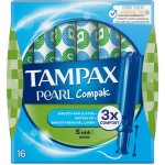 Tampax Pearl Compak Super tampony s aplikátorem 16 ks – Sleviste.cz
