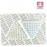 odrazka bílá samolepící trojúhelník 5,5cm 2ks – Sleviste.cz