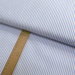 Bavlněné plátno - Pruh světle modrá, bílá - šíře 150cm – Hledejceny.cz
