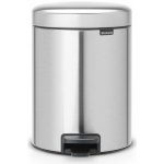 BRABANTIA Newicon 5 l 112102 nerezový odpadkový koš s pedálem – Zboží Mobilmania