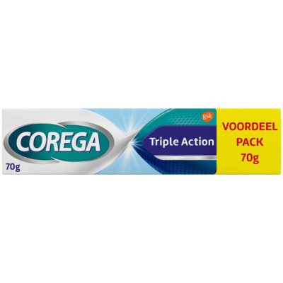 Corega extra silný fixační krém Triple action XL 70 G – Zbozi.Blesk.cz