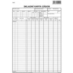 Optys 1020 Skladní karta zásob A4 – Zboží Dáma