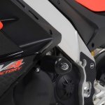 RG Cp0531Bl Aero padací chrániče Aprilia Rsv4 1100 Factory černé - Černá