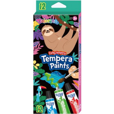Colorino Temperové barvy Wildkid 12 ml, 12 barev – Zboží Mobilmania