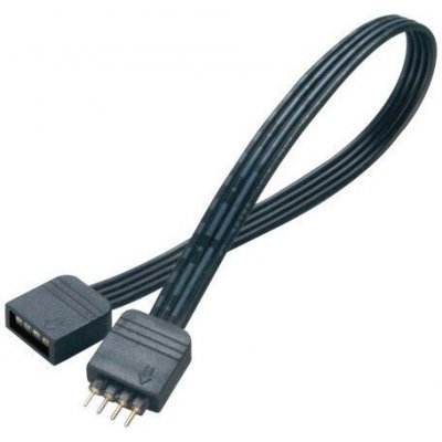 Akasa prodlužovací pásek RGB 4pin(M) na 4pin(F) 50 cm AK-CBLD01-50BK – Zboží Živě