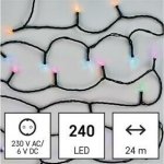 EMOS GoSmart LED vánoční řetěz 24 m venkovní i vnitřní RGB programy časovač wifi – Hledejceny.cz