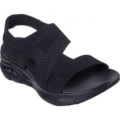 Skechers ARCH FIT - BRIGHTEST DAY Dámské sandály černá – Zboží Dáma