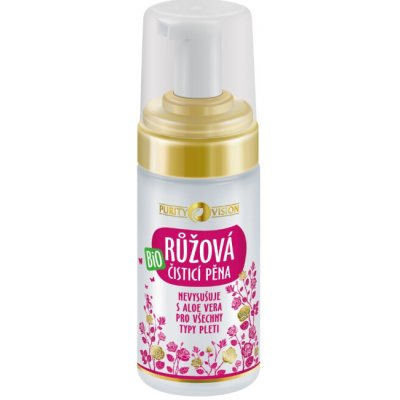 PURITY VISION Bio Růžová čisticí pěna 90 ml – Zboží Dáma