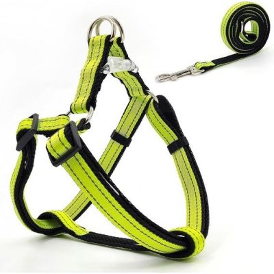 Pawhuggies Reflexní postroj a vodítko pro psy nastavitelný a snadno se nosí stylový záchranný – Zboží Dáma