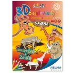 3D omalovánky A4 SET Savana – Hledejceny.cz