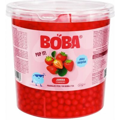 Bubble Tea kuličky Jahoda 3200 g – Zbozi.Blesk.cz