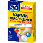 Maxivita Vápník Hořčík Zinek + Vitamíny D3 a K1 30 tablet – Hledejceny.cz
