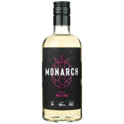 Monarch Zralá Malina 38% 0,5 l (holá láhev) – Hledejceny.cz