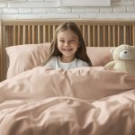 Moni Dětské bavlněné povlečení MO-047 Béžové 90 x 120 cm – Zbozi.Blesk.cz