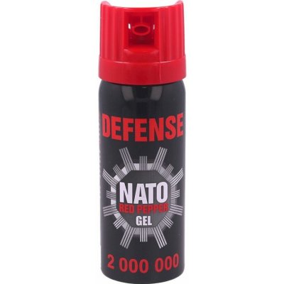 Pepřák DEFENSE NATO GEL clona černý 50 ml – Zboží Mobilmania