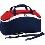 BagBase sportovní prostorná na zip Holdall 54 l modrá námořní červená bílá 64 x 35 x 31 cm – Hledejceny.cz