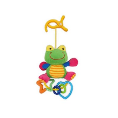 Baby Mix žabka plyšová hračka s chrastítkem – Zboží Mobilmania