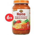 HOLLE Bio Boloňské špagety masozeleninový příkrm 6 x 220 g – Sleviste.cz