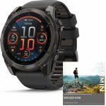Garmin Fenix 8 AMOLED 51mm Sapphire Carbon Gray Titanium/Black 010-02905-21 – Zboží Živě